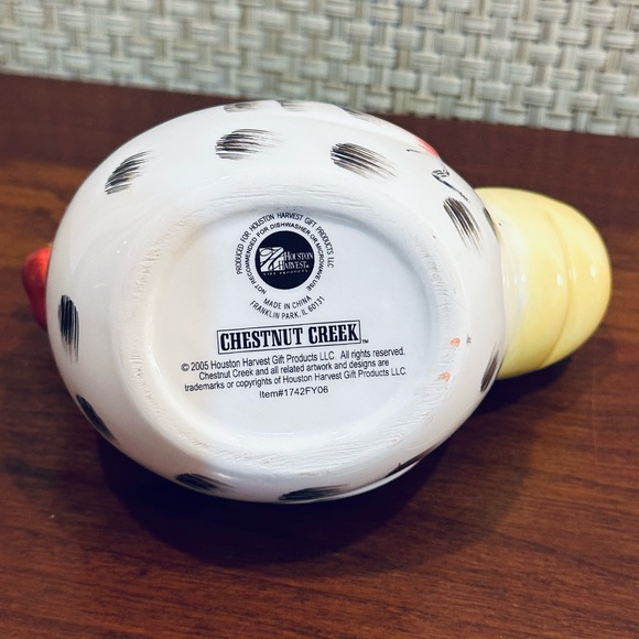 🌟3xHP🌟VTG 2005 Ceramic Chicken Cream & Sugar Set - Picture 11 of 12